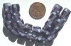 20 Purple Cubes with Polka Dots